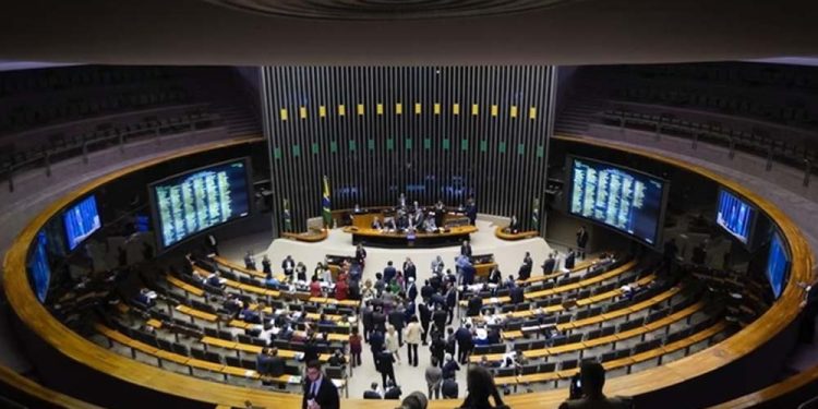 Plenário da Câmara dos Deputados, em Brasília