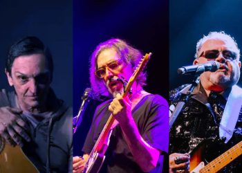 Paulo Miklos, Lobão e Léo Jaime (da esq. para dir.)