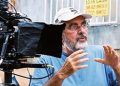 O diretor Cacá Diegues durante gravação