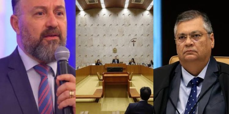 O advogado Melillo Dinis (esq.) e o juiz Flávio Dino (dir.)