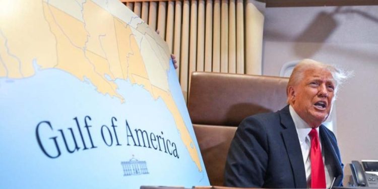 Trump pune Associated Press por não adotar 'Golfo da América' em cobertura jornalística