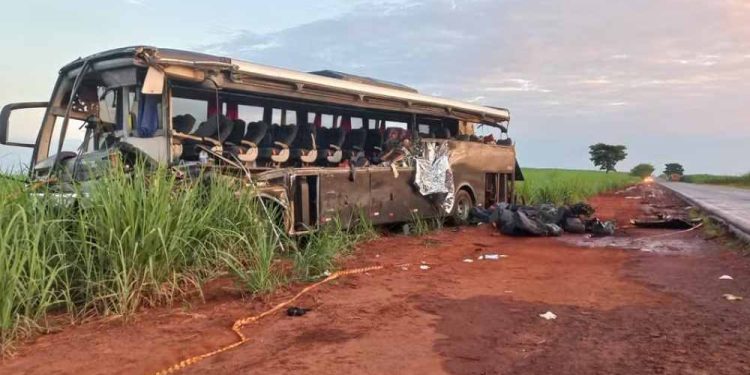 Acidente entre ônibus de estudantes e caminhão deixa 12 mortos em SP
