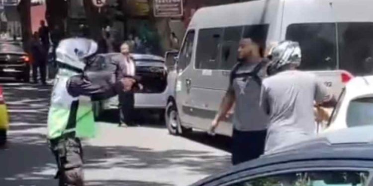 Tentativa de agressão a idoso termina com intervenção policial