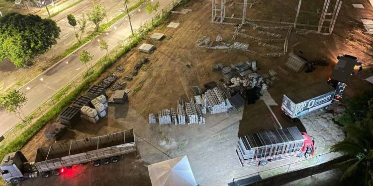 Festa com open bar em terreno público gera suspeitas e questionamentos de moradores