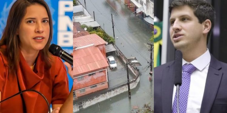 Após temporal em PE, governadora limita-se a lamentar mortes enquanto prefeito do Recife menciona apenas duas vítimas