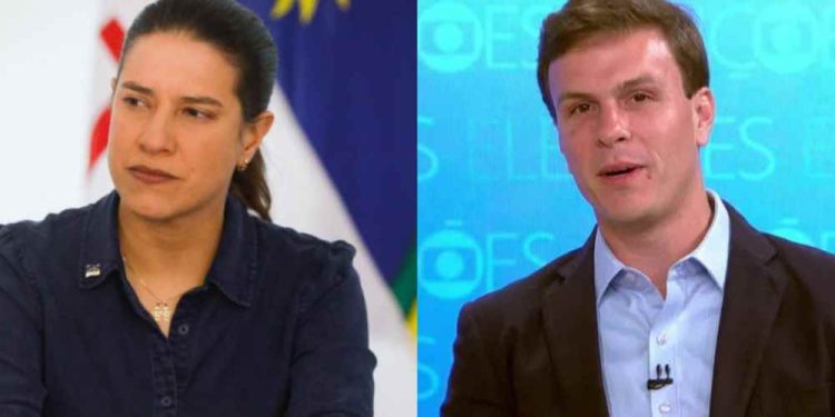 A atual governadora de Pernambuco Raquel Lyra e o deputado Miguel Coelho