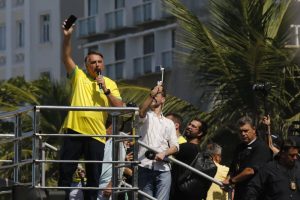 O ex-presidente Jair Bolsonaro (PL) divulgou um vídeo chamando seus seguidores para ato em Copacabana (Foto de suas redes sociais)