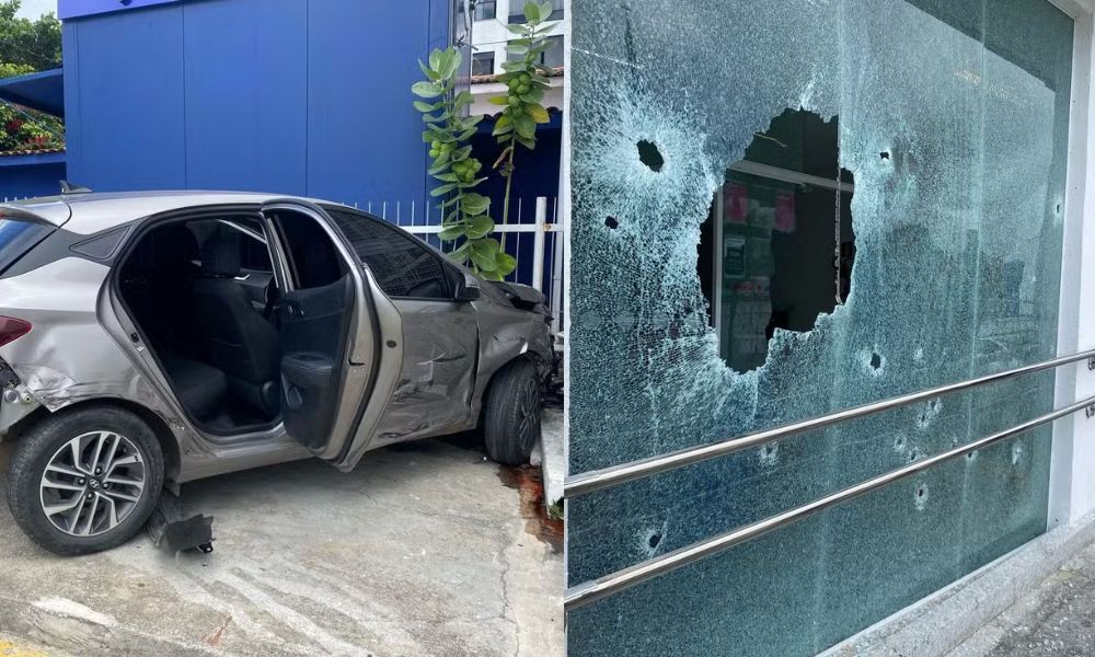 Duas pessoas ficaram feridas durante tentativa de assalto em Campina Grande