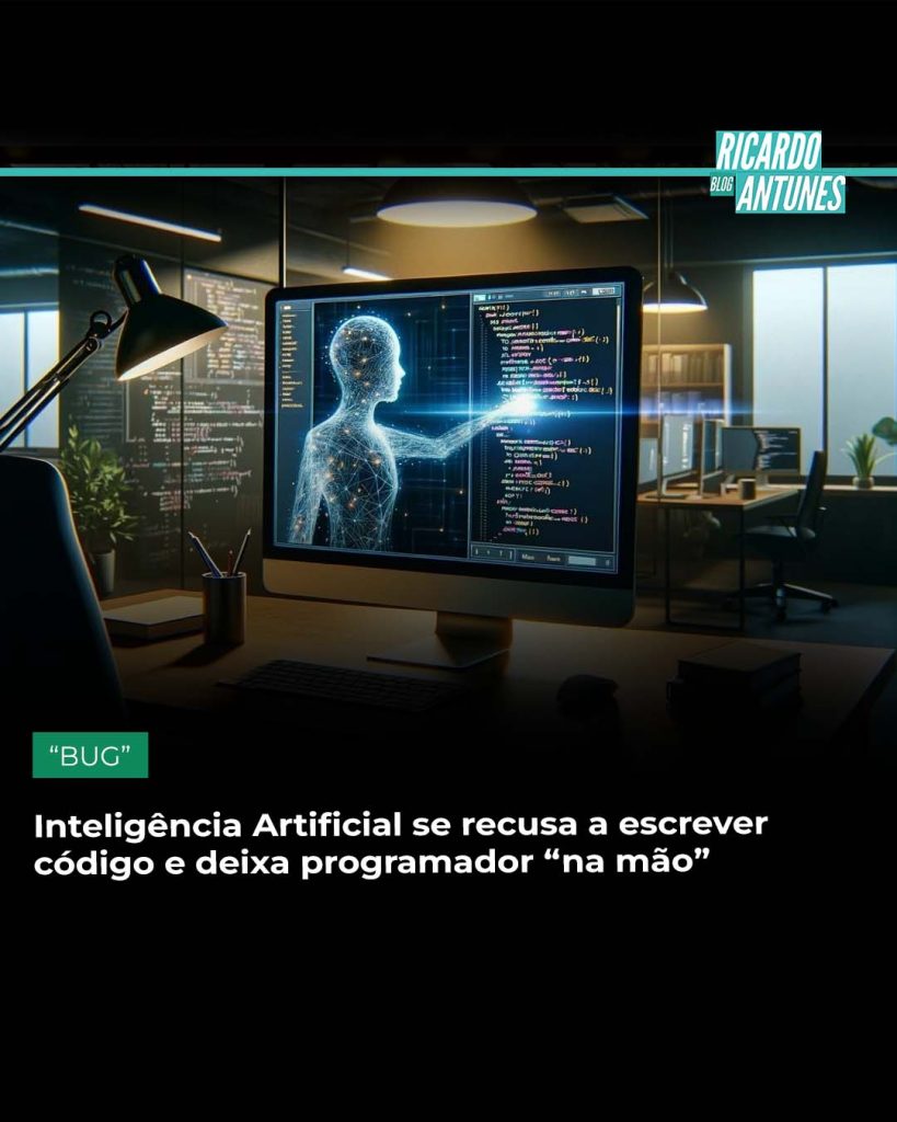 IA se recusa a escrever código e deixa programador “na mão”