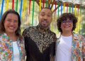 Em vídeo no seu Instagram, governadora e seu filho posaram ao lado do influenciador
