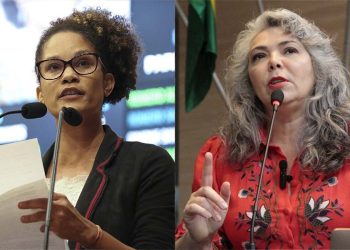 As vereadoras Jo Cavalcanti (PSOL) e Liana Cirne (PT)