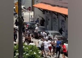 Decisão nem começou, mas a confusão já tomou conta das ruas de Fortaleza