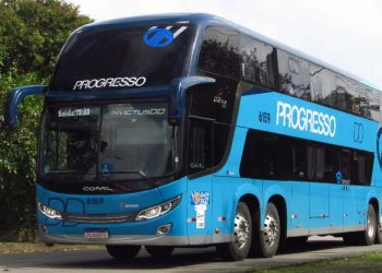 A Progresso diz que está investindo R$ 80 milhões na montagem de 40 ônibus de dois andares