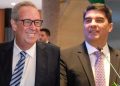 O presidente da Alepe, Álvaro Porto (PSDB), e o secretário Kaio Maniçoba (PP)