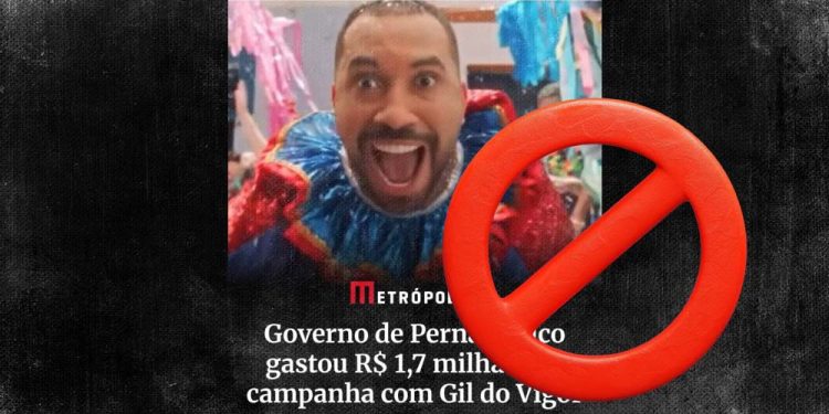 Matéria do jornalista Augusto Tenório não aparece mais no portal