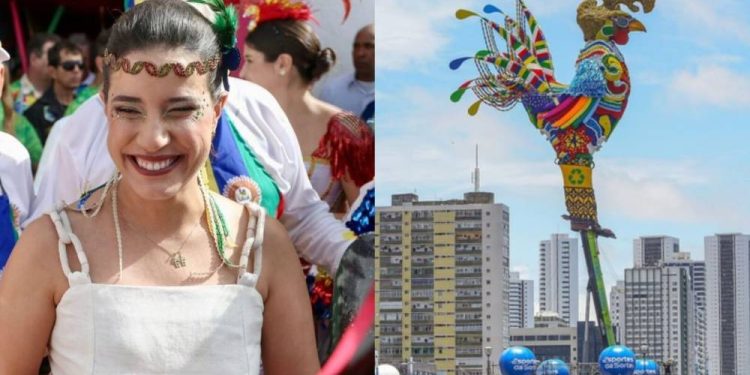 Venha com o coração cheio de paz', convida Raquel Lyra durante o Galo da Madrugada