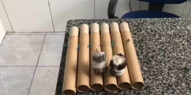 Bombas com pregos é recolhida pela Polícia com criminosos nas ruas do Recife