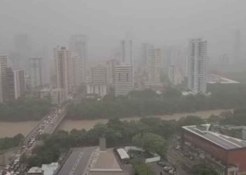 Fortes chuvas atingem o Grande Recife e outras regiões de Pernambuco