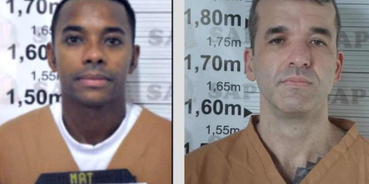 Condenados por crimes sexuais, Robinho e Brennand vivem embate de vaidades na prisão