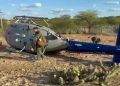 Helicóptero da Secretaria de Defesa Social de Pernambuco cai durante buscas por adolescente desaparecida