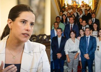 Secretários foram empossados durante viagem de Raquel