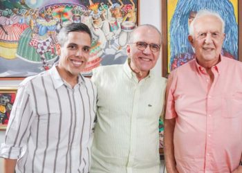 Jarbas Filho, Fernando Dueire e Jarbas Vasconcelos (Da esq. para dir.)