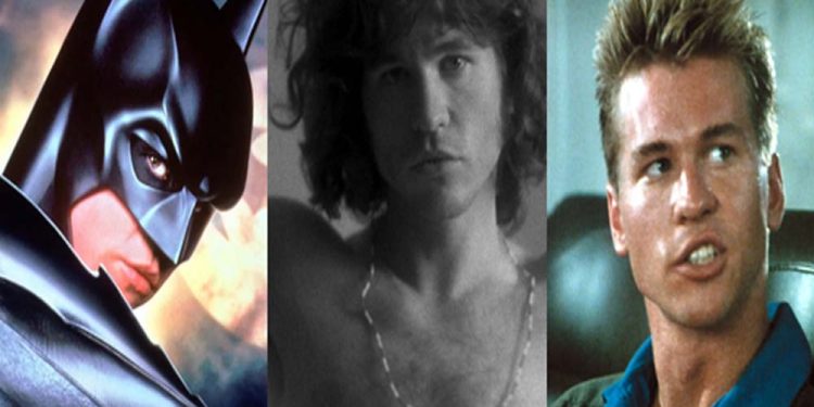 Val Kilmer em Batman, The Doors e Top Gun