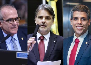 Fernando Dueire, Raul Henry e Jarbas Filho (esq. p/ dir.)