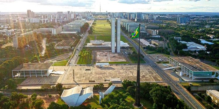 A Esplanada dos Ministérios faz parte do Plano Piloto, tombado pela Unesco