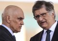 Alexandre de Moraes (STF) e Paulo Gonet (PGR)