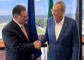 Marconi Perillo e Álvaro Porto, durante encontro