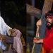 Hemerson interpretou Jesus Cristo no espetáculo realizado pelo grupo de teatro da comunidade de Jaboatão