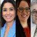 Juiz federal Roberto Wanderley Nogueira (à direita), e juízas (a partir da esquerda) Isabelle Marne Cavalcanti de Oliveira Lima; Gisele Chaves Sampaio Alcântara e Amanda Torres de Lucena Diniz Araújo