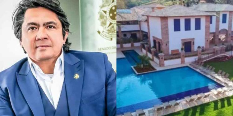 Senador destina R$ 3 milhões em emenda Pix para estrada que dá acesso ao seu hotel fazenda