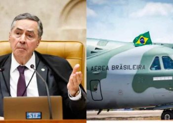 O ministro Barroso voo de jato da FAB para curtir o fim de semana em Trancoso na Bahia