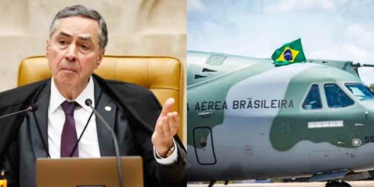O ministro Barroso voo de jato da FAB para curtir o fim de semana em Trancoso na Bahia