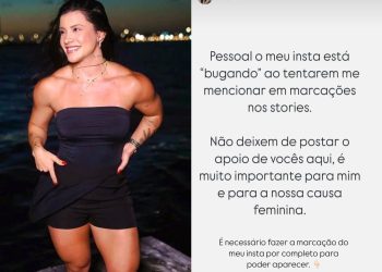 Thamires Cavalcanti está compartilhando mensagens de apoio que vem recebendo no seu Instagram