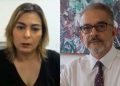 Juíza Andrea Calado e o marqueteiro Antônio Lavareda