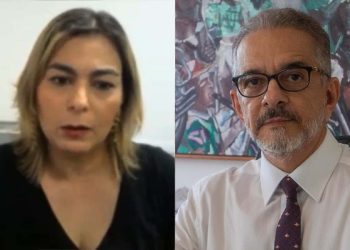 Juíza Andrea Calado e o marqueteiro Antônio Lavareda