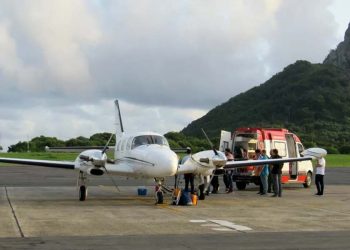 Ilhéu baleado foi transferido por UTI Aérea
