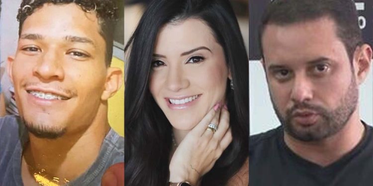 Emmanuel Apory, Thamires Cavalcanti e Luiz Alberto (esq. p/ dir.)