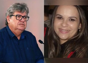 O governador João Azevedo (PSB) e a advogada Ludmilla Dantas Silva