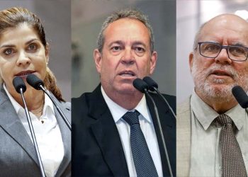 Socorro Pimentel, Álvaro Porto e Waldemar Borges (esq. p/ dir.)