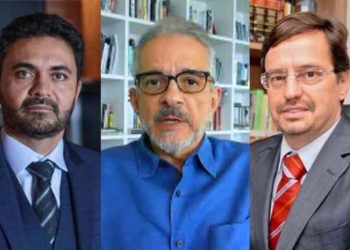 Marcelo Leal, Antônio Lavareda e Eduardo Trindade (esq. p/ dir.)