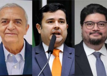 Almir de Albuquerque, Eduardo da Fonte e Renato de Oliveira (esq. p/ dir.)