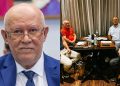 Reunião entre o  presidente da CBPA, Abraão Lincoln, e o deputado Edson Araújo, no Maranhão.