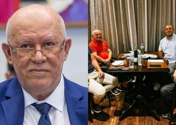 Reunião entre o  presidente da CBPA, Abraão Lincoln, e o deputado Edson Araújo, no Maranhão.