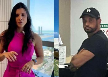 Namorada de policial que atirou em Noronha se diz nutricionista nas redes