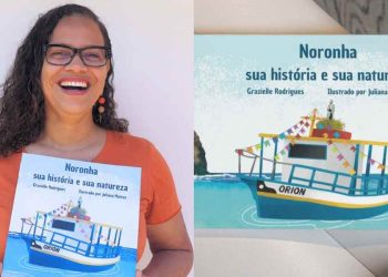 Grazielle Rodrigues transforma Noronha em personagem de livro infantojuvenil - Foto: Pedro Pierre/Divulgação