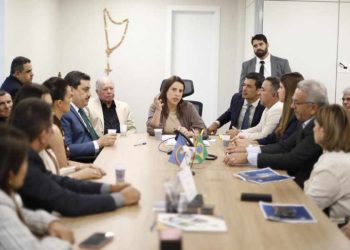 A governadora se reuniu com prefeitos aliados e da oposição em Brasília
